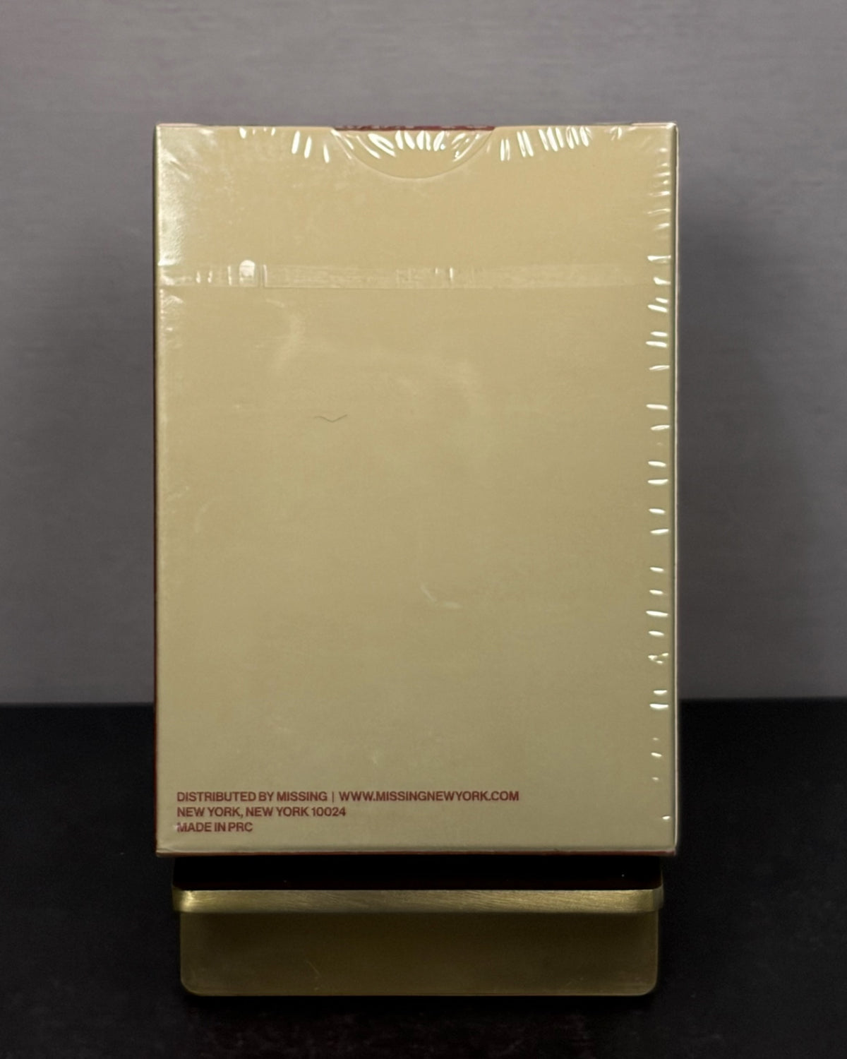 NY SLIMS PLAYING CARDS - RED/GOLD