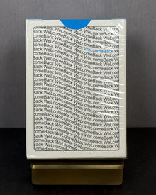 WeLcome Back Playing Cards White