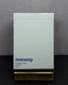 NY SLIMS PLAYING CARDS - BLUE/SILVER