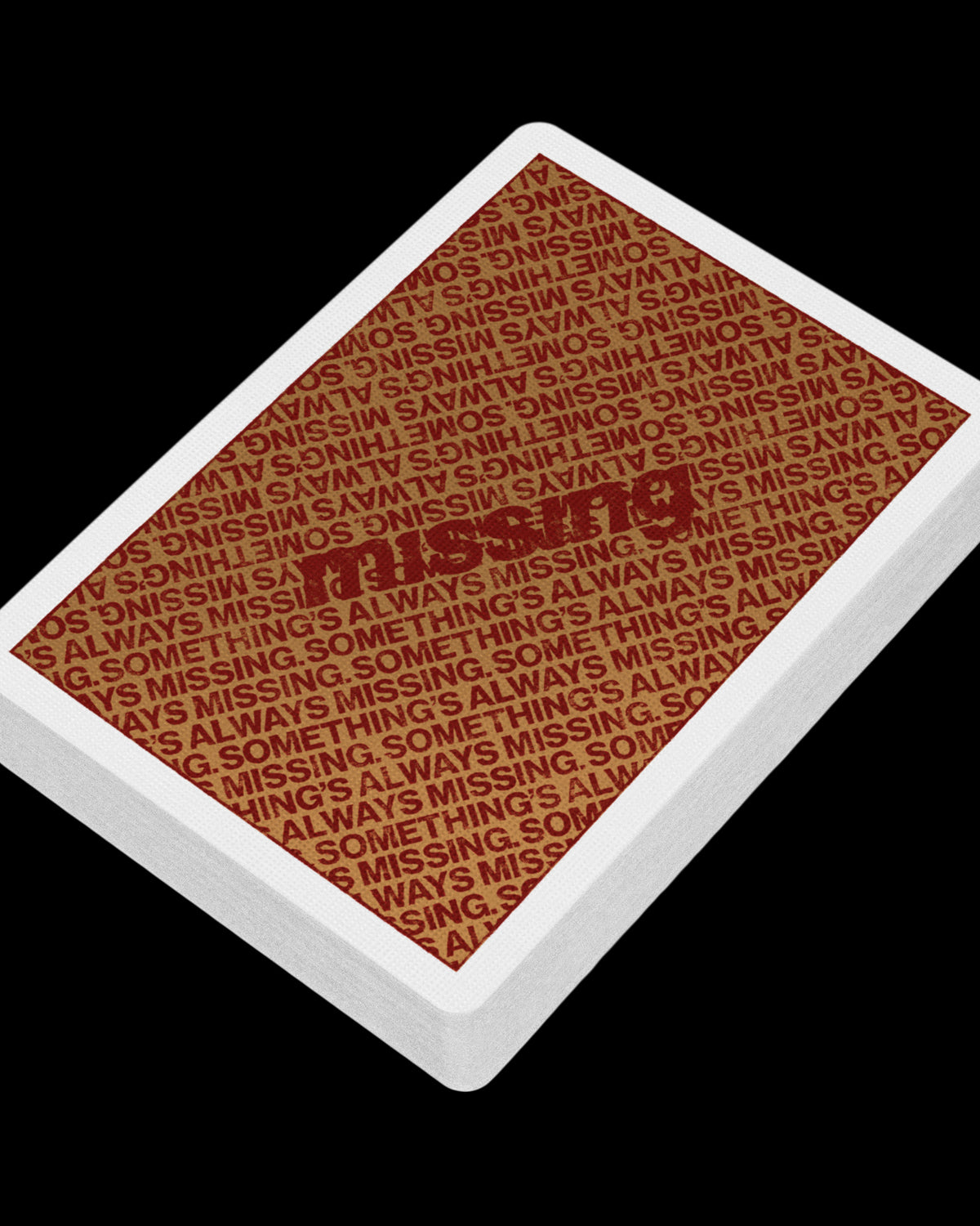 NY SLIMS PLAYING CARDS - RED/GOLD