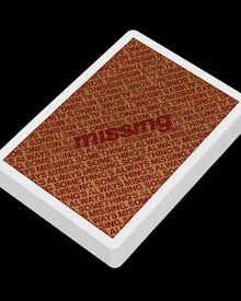 NY SLIMS PLAYING CARDS - RED/GOLD
