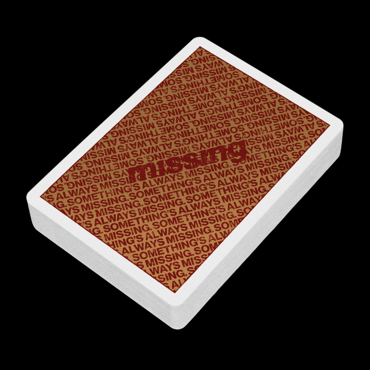 NY SLIMS PLAYING CARDS - RED/GOLD